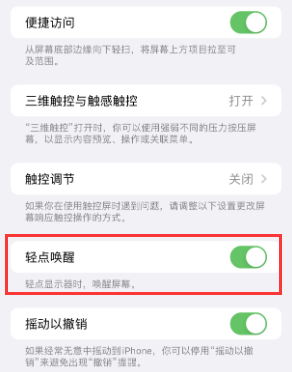 常德苹果授权维修站分享iPhone轻点无法唤醒怎么办