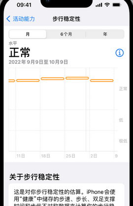 常德iPhone手机维修如何在iPhone开启'步行稳定性通知'