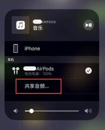 常德苹果14音频维修点分享iPhone14音频共享设置方法 