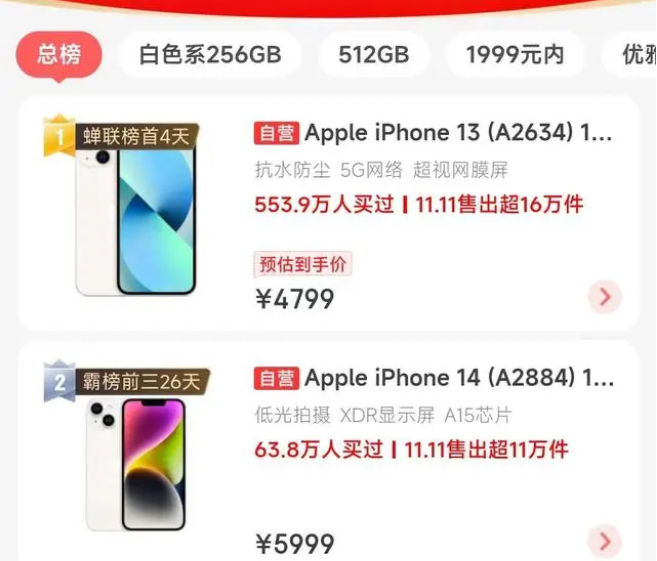 常德苹果14维修分享iPhone14配置不如同价位的安卓还能大卖 