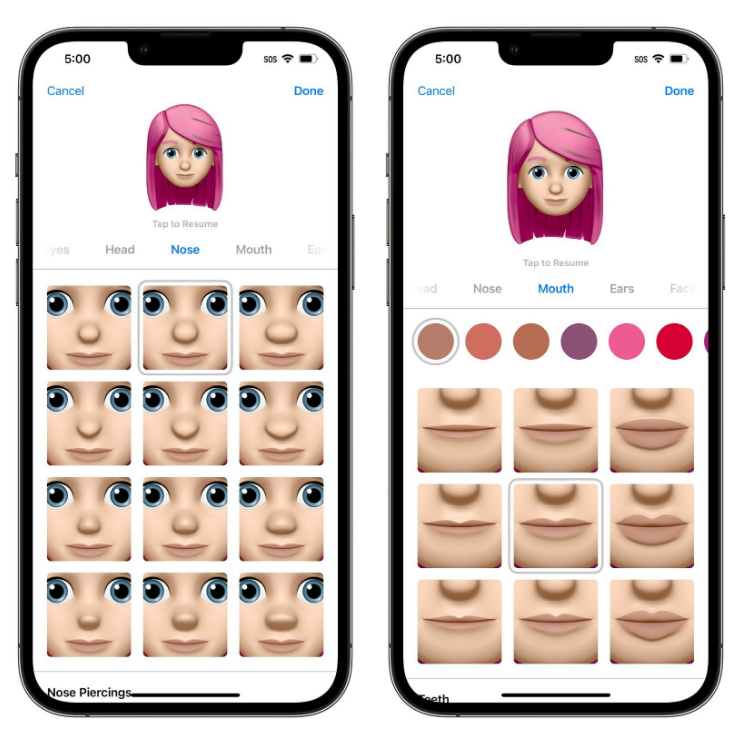 常德苹果手机维修分享​iOS 16中的拟我表情有了哪些变化和升级 