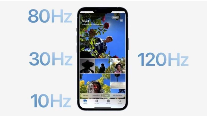 常德苹果14维修分享iPhone 14有高刷吗 